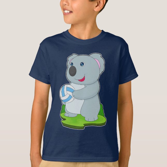 T-shirt Joueur de volley-ball de Koala (Devant)