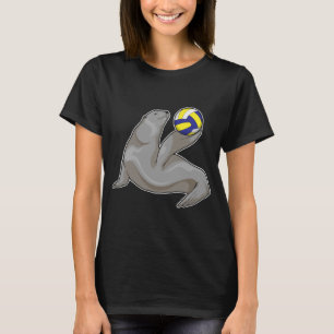 T-shirt Joueur de volley-ball de phoque Volley-ball