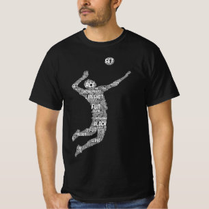 T-shirt Joueur de volley-ball garçons Jeunes Hommes
