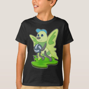 T-shirt Joueur de volley-ball papillon