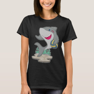 T-shirt Joueur de volley-ball requin