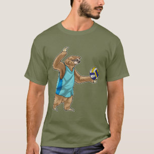T-shirt Joueur de volley-ball Sloth