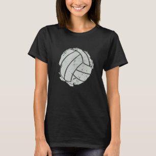 T-shirt Joueur de volley-ball Sports Conception Vintage de