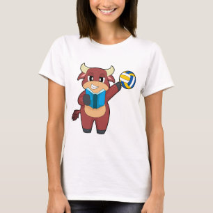 T-shirt Joueur de volley-ball Taureau Sports