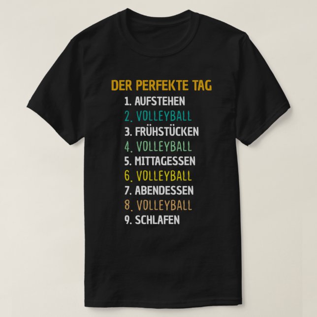 T-shirt Joueur de volleyball de volleyball cadeau Classic  (Design devant)
