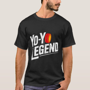 T-shirt Joueur de yoyo drôle Légende Performer de yo-yo