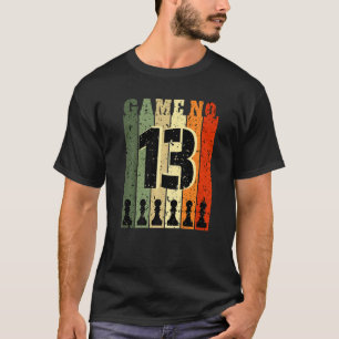 T-shirt Joueur d'échecs Anniversaire 13 ans Jeu Numéro 13
