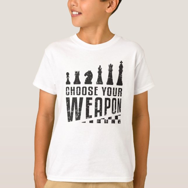 T-shirt Joueur d'échecs, jeu de matchs, jeu de matchs (Devant)