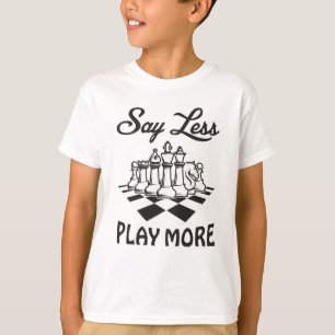 T-shirt Joueur d'échecs, jeu d'échec, tableau de bord des 