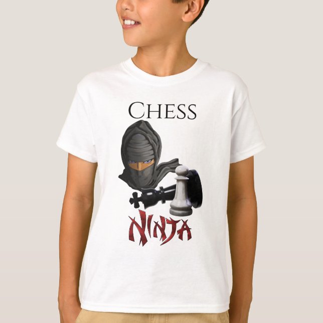 T-shirt Joueur d'échecs Ninja (Devant)