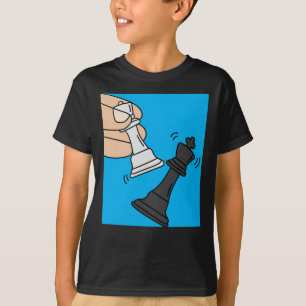 T-shirt Joueur d'échecs Pièces
