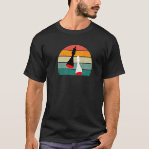 T-shirt Joueur d'échecs roi reine pion tour fou cavalier c