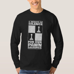 T-shirt Joueur d'échecs Sacrifice de pion Ouverture Drôle