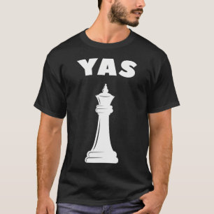 T-shirt Joueur d'échecs Yas Queen Funny