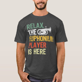 T-shirt Joueur d'euphonium Relahe est ici fille