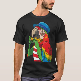 T-shirt Joueur d'harmonica Animal Instrument de musique Ja