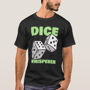 T-shirt Joueur Dice Whisperer Craps Joueur Casino