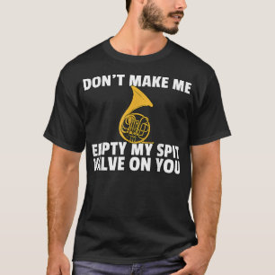 T-shirt Joueur d'instruments en laiton drôle de la Corne f