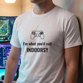 T-shirt Joueur d'intérieur personnalisé - Graphique de cit