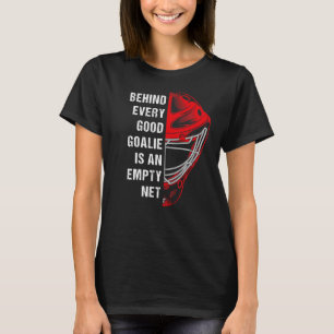 T-shirt Joueur du masque de gardien de but de hockey pour