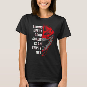T-shirt Joueur du masque de gardien de but de hockey pour