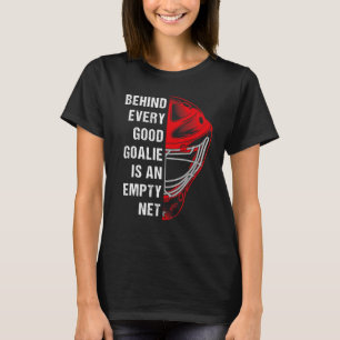 T-shirt Joueur du masque de gardien de but de hockey pour