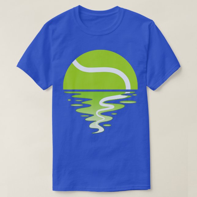 T-shirt Joueur du Tennis Ball Sunset  (Design devant)