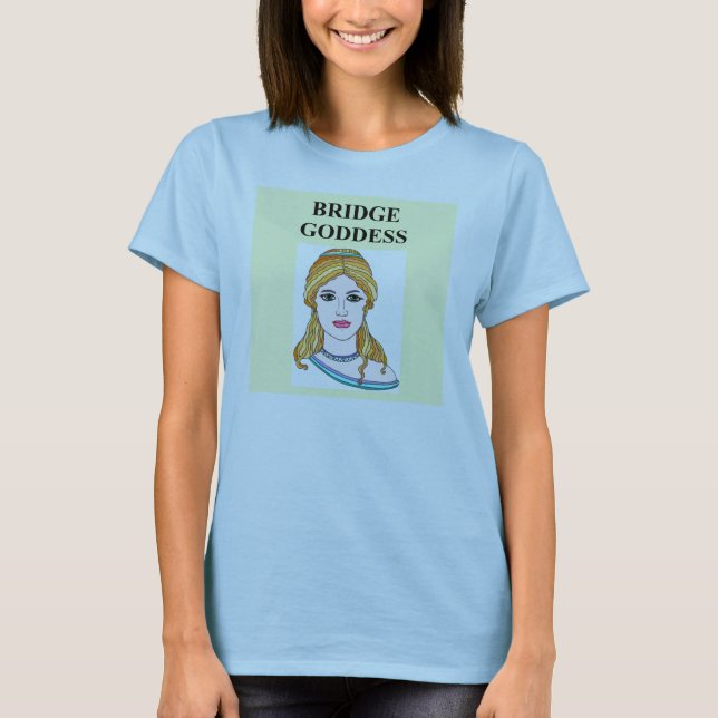T-shirt joueur en double de jeu de pont (Devant)