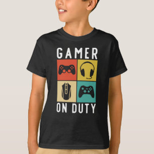 T-shirt Joueur en service cadeau de jeu