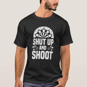 T-shirt Joueur fléchettes éteint Et Tirer Dart Dartboard 1