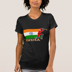 T-shirt Joueur indien de cricket
