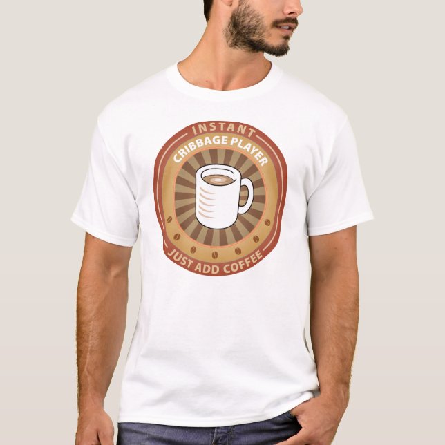 T-shirt Joueur instantané de Cribbage (Devant)