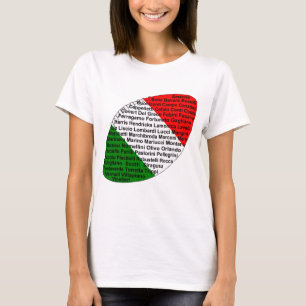T-shirt Joueur Italien Américain De Football