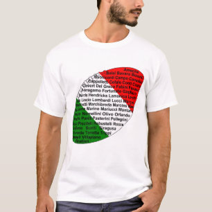 T-shirt Joueur Italien Américain De Football