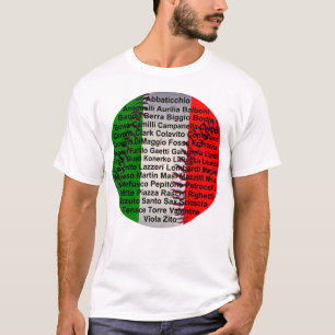 T-shirt Joueur Italien De Baseball