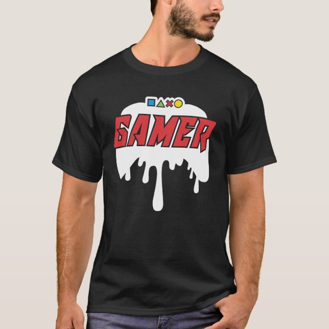 T-shirt Joueur - Jeu vidéo, Jeu (Devant)