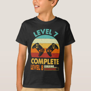 T-shirt Joueur Marié à sa Femme Niveau 7 Niveau 8 Terminé