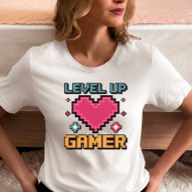 Joueur Niveau Supérieur Cœur Pixel