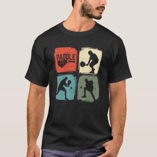 T-shirt Joueur Padel Funny Padel Vintage Retro Cadeau