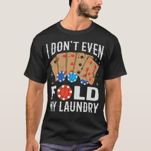 T-shirt Joueur Professionnel de Poker disant Joueur de Cas