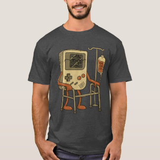 T-shirt Joueur Rétro Drôle Ancien Jeux Vidéo 80s 90s fa