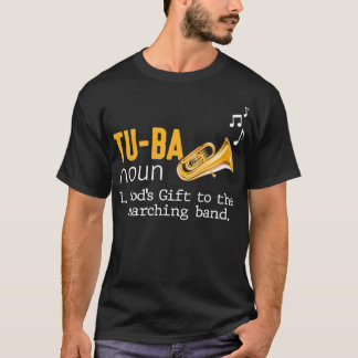 T-shirt Joueur Tuba Marcher Musicien d'instruments à vent