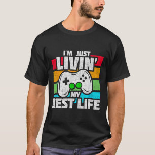 T-shirt Joueur Vidéo - Jeu En Ligne De Console Pc - Amusan