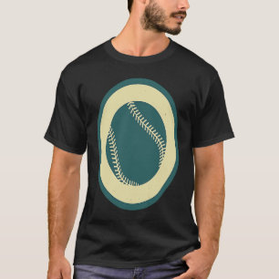 T-shirt Joueur Vintage de baseball rétro