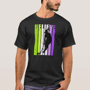 T-shirt Joueur vintage de Hockey sur gazon en détresse