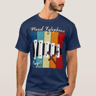 T-shirt Joueur Xylophoniste Rétro Fier