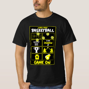 T-shirt Joueurs de Basket-ball en Fauteuil Roulant T-Sh
