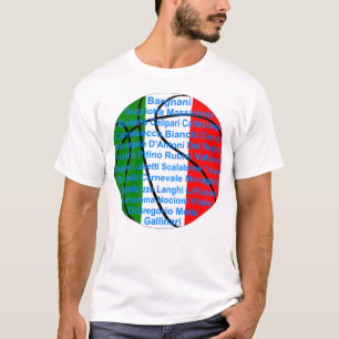T-shirt Joueurs de basket-ball italo-américains