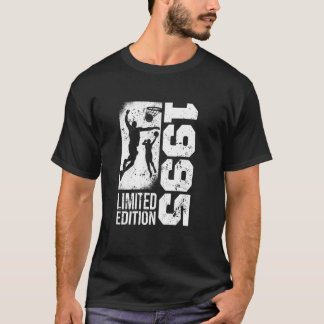 T-shirt Joueurs de basket-ball Vintage né en 1995 Annivers