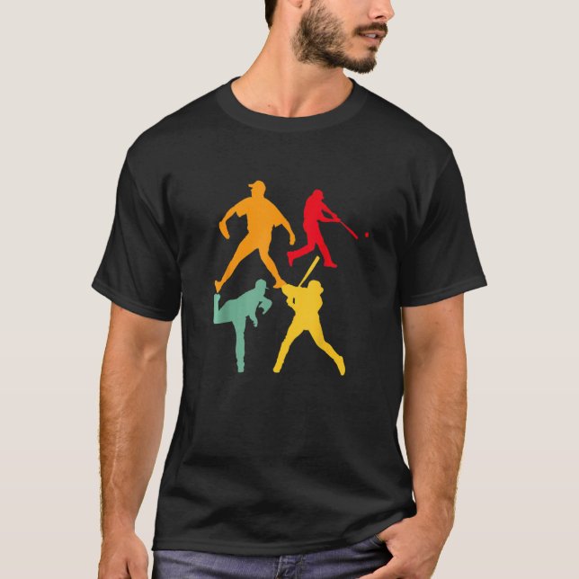 T-shirt Joueurs de batteries de Pitcher de Catcher Hommes  (Devant)